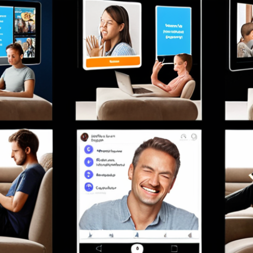 A split image. On the left, a person appears overwhelmed and stressed, surrounded by glowing screens, multiple devices, and a flood of notifications, conveying digital overload and fatigue. Their eyes are tired, and shoulders are hunched. On the right, the same person is serene and smiling, deeply engaged in a real-world activity like reading a physical book in a cozy armchair or having a joyful conversation with family around a dining table, with no digital devices visible. The right side emphasizes peace, presence, and genuine connection. Realistic style with a clear contrast in mood and lighting.