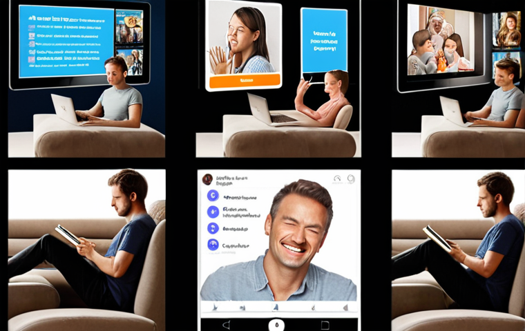 A split image. On the left, a person appears overwhelmed and stressed, surrounded by glowing screens, multiple devices, and a flood of notifications, conveying digital overload and fatigue. Their eyes are tired, and shoulders are hunched. On the right, the same person is serene and smiling, deeply engaged in a real-world activity like reading a physical book in a cozy armchair or having a joyful conversation with family around a dining table, with no digital devices visible. The right side emphasizes peace, presence, and genuine connection. Realistic style with a clear contrast in mood and lighting.